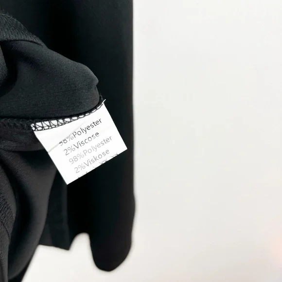 NWT Paul Jones Men's Black Mesh Dashiki Athletic Shirt Sz L - Picture 6 of 7